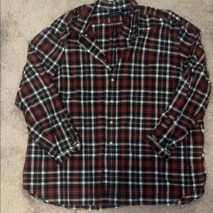 Ralph Lauren Red and Black Plaid Shirt